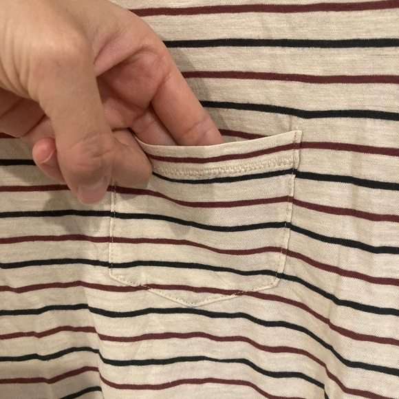 Madewell Striped Short Sleeve T-Shirt Size Small - Picture 3 of 6